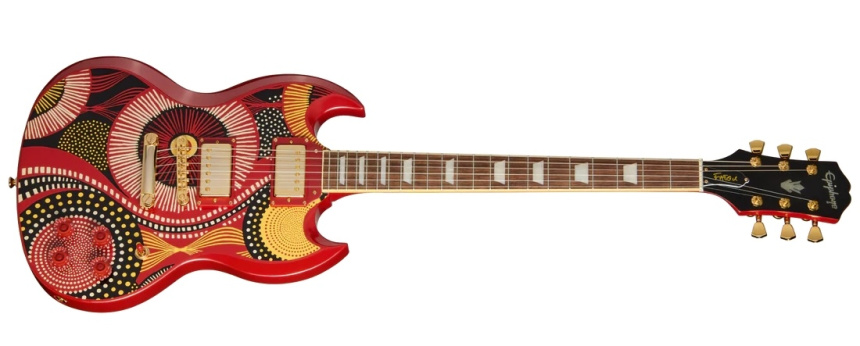 Frontal de la Epiphone Fatoumata Diawara SG