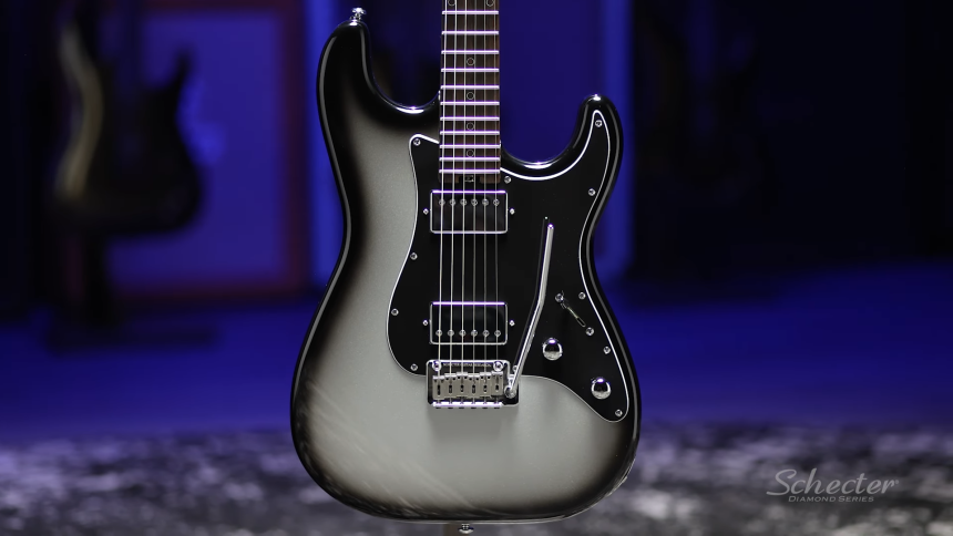 Cuerpo de la Schec­ter Nick Johnston Traditional HH en Atomic Mercury