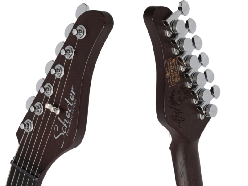 Pala de la Schec­ter Nick Johnston Traditional HH en Atomic Mercury