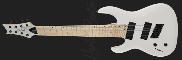 Guitarra zurda Harley Benton R-458MN LH WH MultiScale
