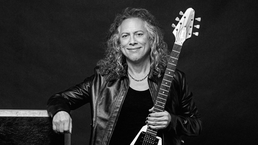 Kirk Hammett con la 1971 Gibson Medallion Flying V original