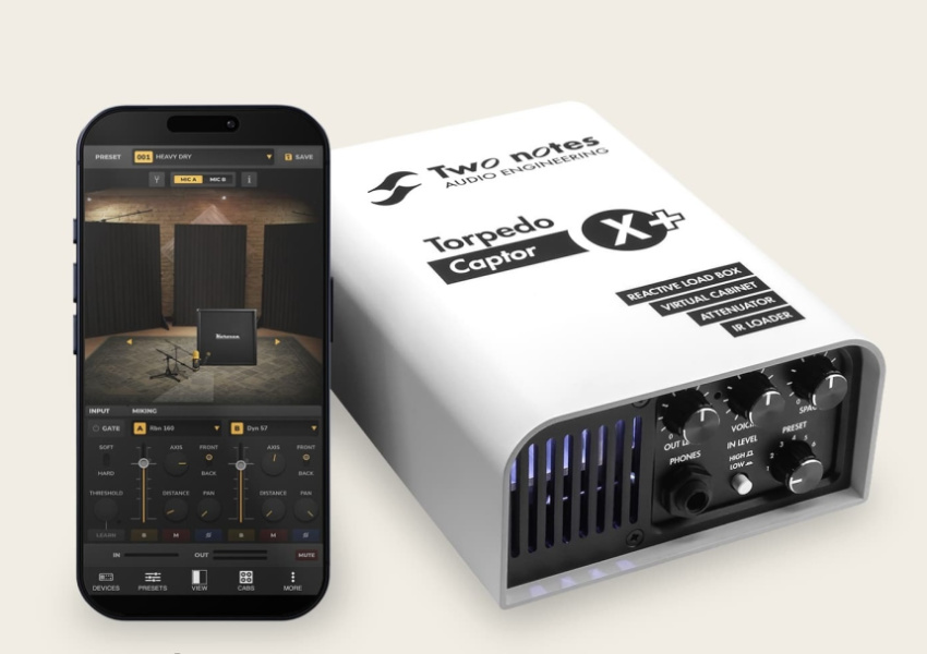 Two Notes Torpedo Captor X+ con app