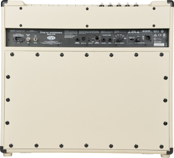 Panel trasero del EVH 5150III Hypersonic 6L6 2x12 Combo