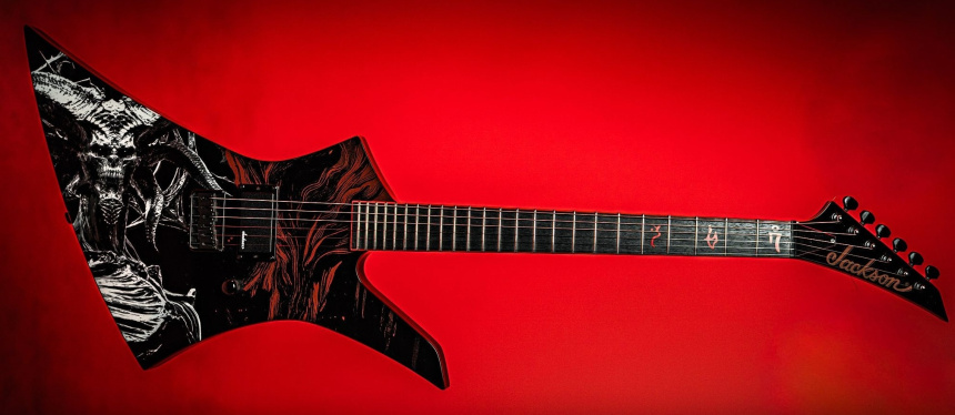 Frontal de la Jackson Kelly Diablo IV - Lord of Hatred Limited Edition