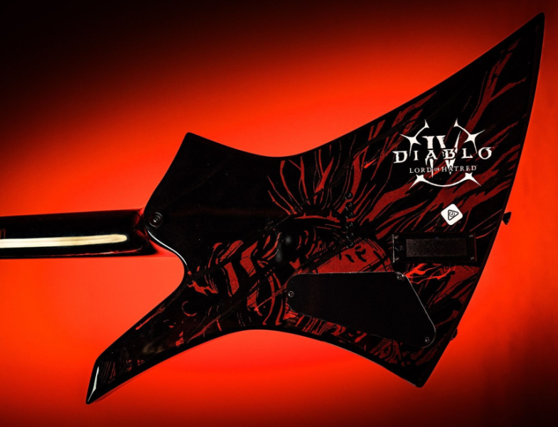 Trasera de la Jackson Kelly Diablo IV - Lord of Hatred Limited Edition