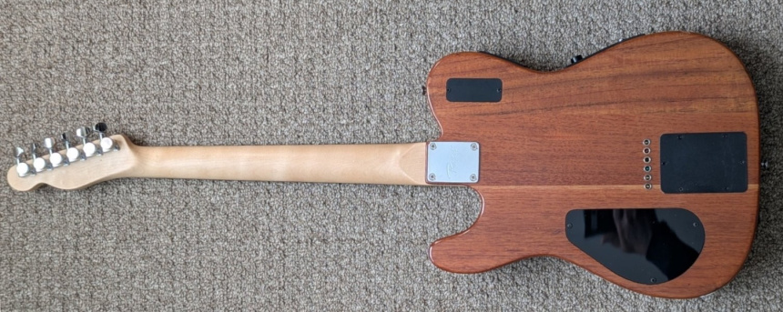 Guitarra con Valeton GP-5 - Trasera