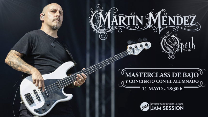 Masterclass y concierto de Martín Mendez (Opeth)