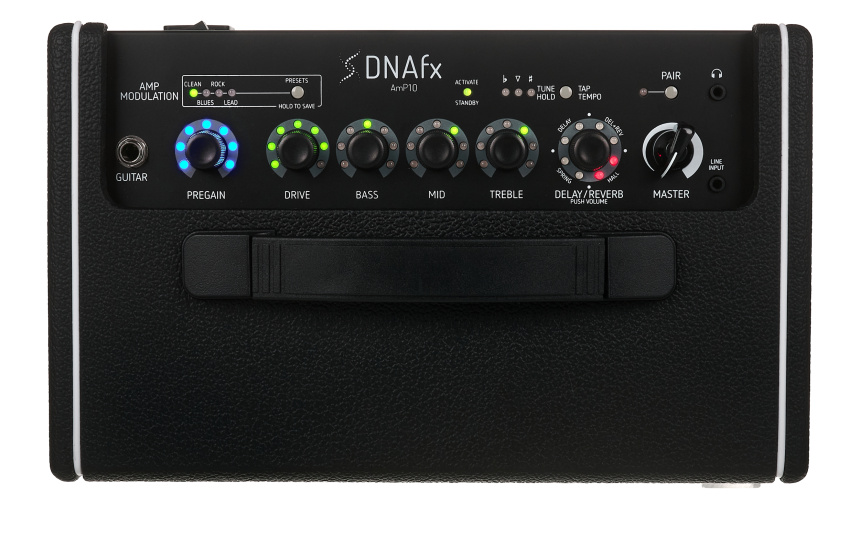 Panel de control del Harley Benton DNAfx AmP10