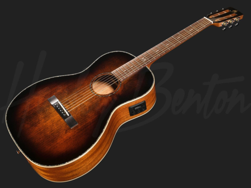 Guitarra zurda Harley Benton CLP-12SM BRS LH