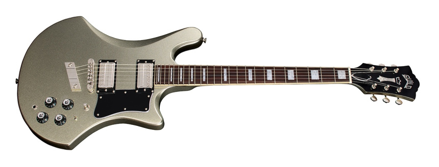 Guild S-300 Deluxe en Vintage Sterling Metallic