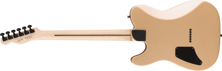 Trasera de la Fender Limited Edition Jim Root Telecaster en Shoreline Gold