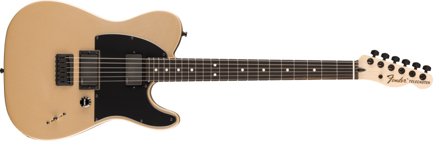 Frontal de la Fender Limited Edition Jim Root Telecaster en Shoreline Gold