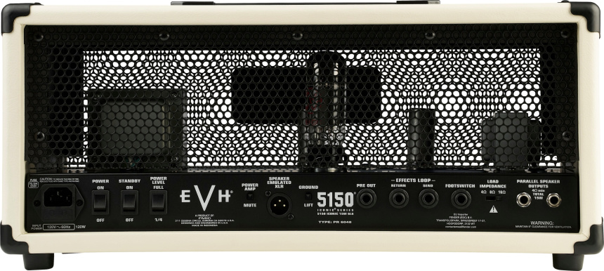 Trasera del EVH 5150 Iconic 15W 6L6 Head