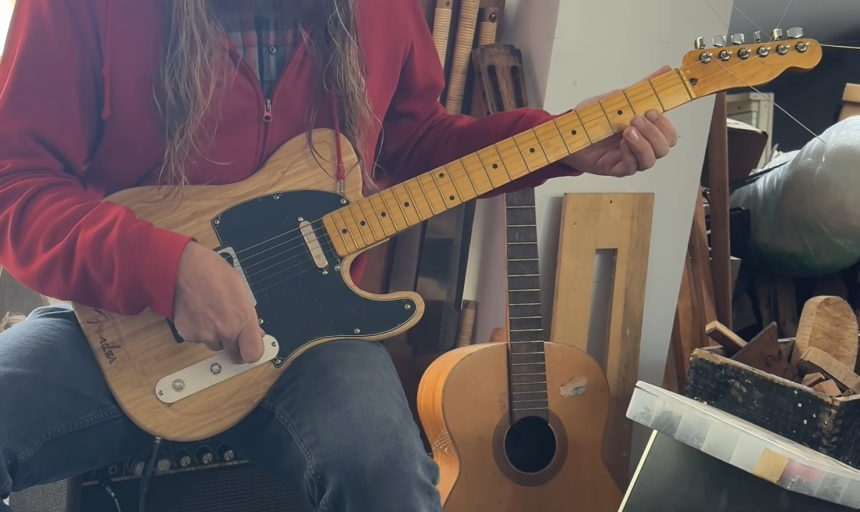 La tabla de cortar de Fender convertida en una Telecaster