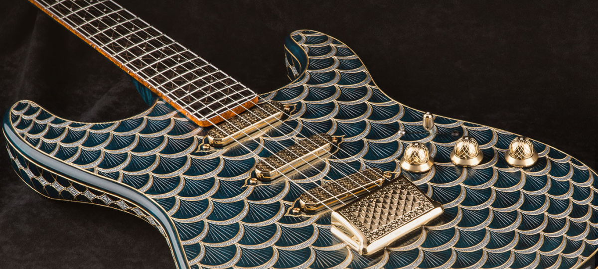 Guitarras Fender con diamantes
