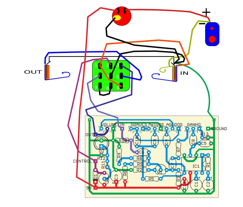 Mxr distortion 3 схема