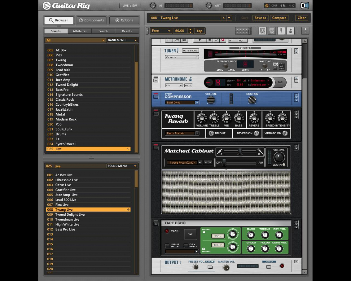 Guitar rig o amplitube? Informática, hardware, software y grabación