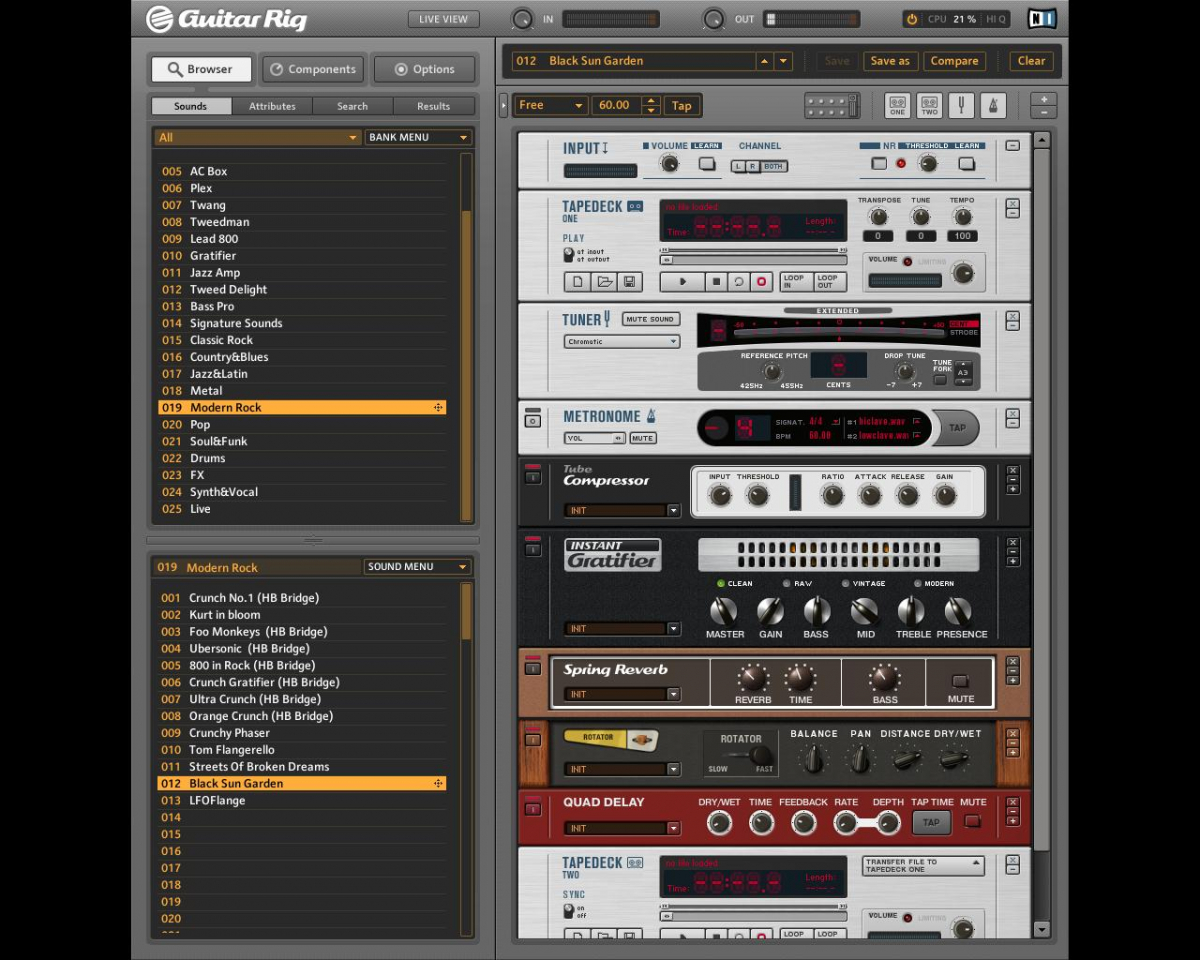 Guitar rig o amplitube? Informática, hardware, software y grabación
