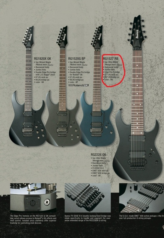 Ibanez RG7620 (Opiniones) : Guitarras eléctricas, acústicas, clásicas y  bajos | Guitarristas