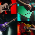 Epiphone Futura Series con trastes de acero, nuevas pastillas, y acabados que cambian de color según la luz