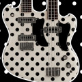 Ya tardaban: Eastwood Microtonal Doubleneck 4/6, la guitarra planeada junto a Angine de Poitrine