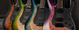 Mooer GTRS M810, ahora con mástil de arce tostado y palorrosa, tapa de raíz de álamo, y vibrato