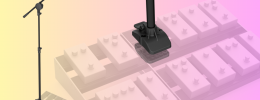 D'Addario XPND Pedalboard Mic Stand, un pie de micro que se sujeta a tu pedalera