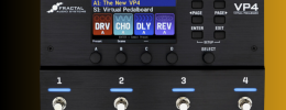 [Actualizado] Fractal VP4 Virtual Pedalboard, el nuevo multiefectos de los creadores de AxeFx y FM3/9
