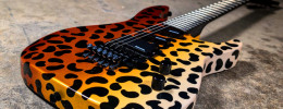 Badlands GX1 Hellcat, un nuevo modelo ochentero con acabado estilo leopardo y pedal Keeley a juego