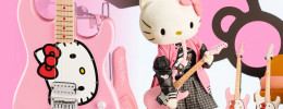 Fender reedita la Squier Hello Kitty Strat con fuzz a juego para celebrar el 50 aniversario de Hello Kitty