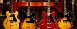 Tras 8 años de ausencia, Gibson reedita las ES-330 1959 y 1962 de cuerpo hueco y pastillas P-90 Dogear
