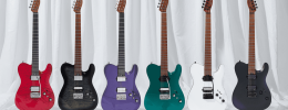 Harley Benton Fusion-T II: 18 versiones con puente fijo o vibrato, pastillas EMG o Tesla, y radio compuesto