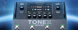 IK Multimedia TONEX Board: hasta cuatro Tone Models simultáneos, pantalla táctil y 76 efectos