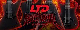 LTD Black Metal: seis guitarras para metal extremo con una M-6 de escala 30" y Evertune como gran protagonista