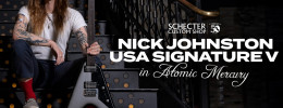 Nick Johnston se pasa a la Flying V con su nueva signature de Schecter para tocar con Mastodon