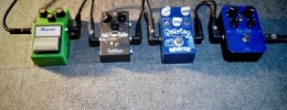 Demo comparativa de cuatro pedales de overdrive