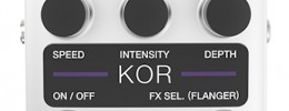 KOR de Aalberg Audio, un nuevo pedal de Chorus/Flanger con control remoto