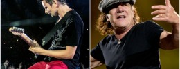 Brian Johnson de AC/DC se sube al escenario junto a Muse