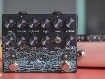 Walrus Audio Badwater: El primer pedal para bajo de la marca es un previo con caja DI incluida