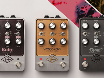 Universal Audio estrena sus pedales UAFX Dream '65, Ruby '63 y Woodrow '55 simuladores de ampli