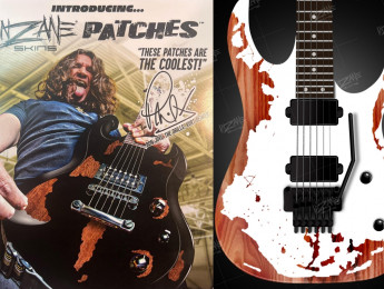 Inzane Skins y Phil X de Bon Jovi crean unas pegatinas que simulan el desgaste en las guitarras