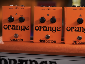 Orange reedita Sustain, Distortion y Phaser, sus tres pedales de los 70