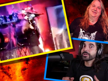 ¿Por qué Dave Mustaine lanzó su guitarra por los aires?