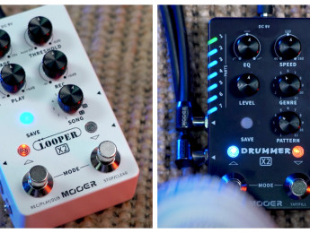 Mooer Looper X2 y Drummer X2: un looper de 300 minutos y una caja de ritmos