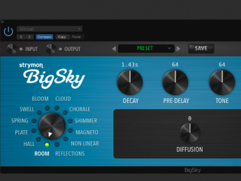 Strymon BigSky Plugin, el famoso pedal de reverb, ahora en formato software