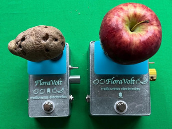 Mattoverse FloraVolt: el sonido de este pedal depende de la fruta o verdura que le "conectemos"