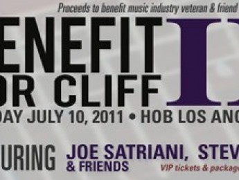 Joe Satriani , Steve Vai & Friends anuncian un concierto benéfico : A Benefit for Cliff II
