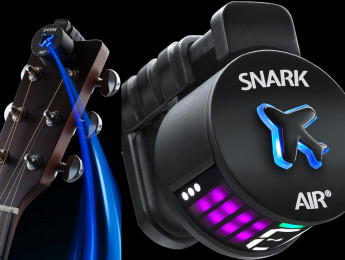 Snark Air: un minimalista afinador de pinza sin botones ni interruptores y con batería recargable