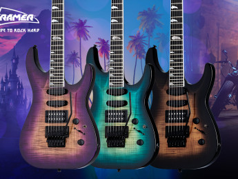 Kramer SM-1 Figured: una guitarra hard rock ochentera con tapa de arce en 3 llamativos acabados