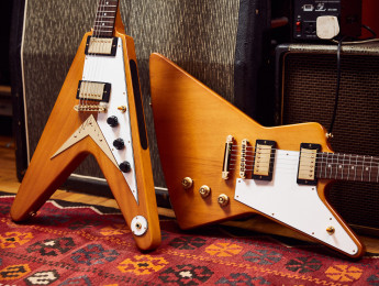 Nuevas Epiphone 1958 Korina Explorer y Flying V desarrolladas en colaboración con Gibson Custom Shop